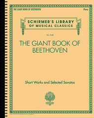 The Giant Book of Beethoven piano sheet music cover